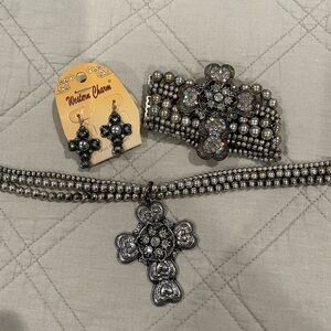 Western Charm Silver Jewelry Set